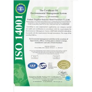 Foshan Paken Furniture Co., Ltd. Certifications