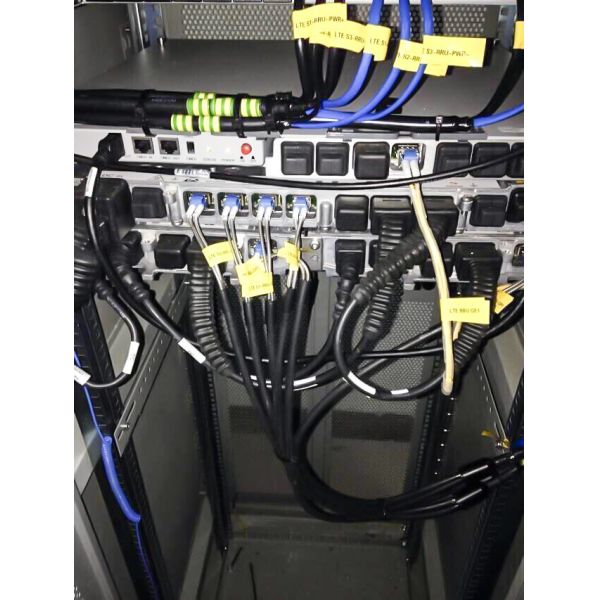 NSN Boot FTTA Cable Armored CPRI Fiber Cable 2 Fibers LC / UPC 50m Multi Mode 50 / 125