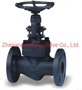 Quality Outside Screw Stem Position Forged Steel Flanged Globe Valve J41H-150LB for Sealing Form for sale