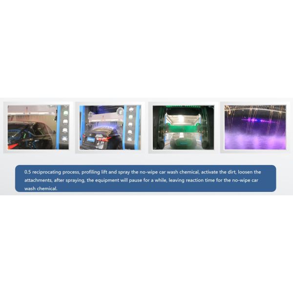 Double Arm Touchless Design Qingdao Risense 360 Touchless Automatic Car Wash Machine