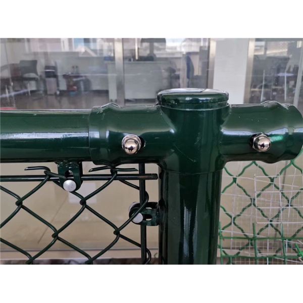 PVC Galvanized Chain Link Fence 100x100mm for Driveway