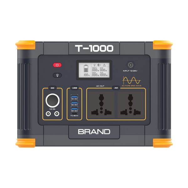 Phone Charging 1000W Portable Power Station 1kw Power Bank With PD Function