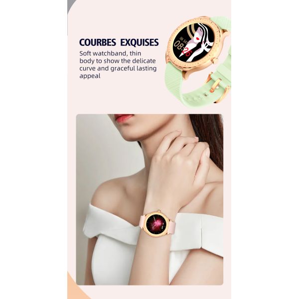 BT4.0 1.09in Tft Touch Screen Smartwatch Falsh 32mb Smart Fitness Bracelet