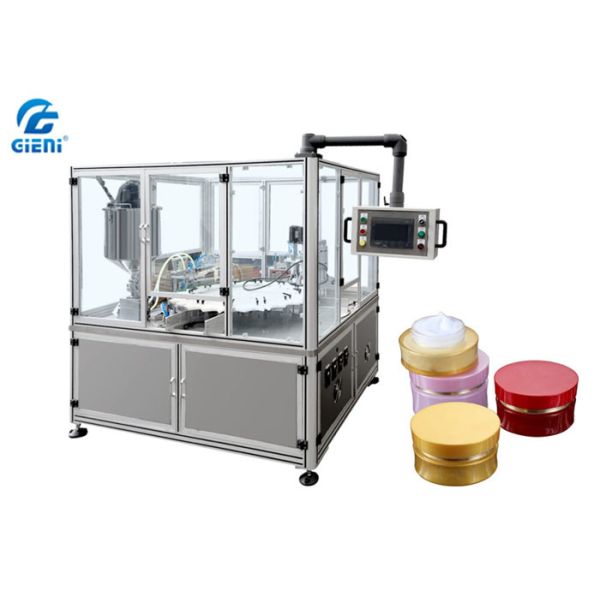 Buy Automatic Cosmetic Cream Filling Machine 2 Nozzles High Stability at wholesale prices