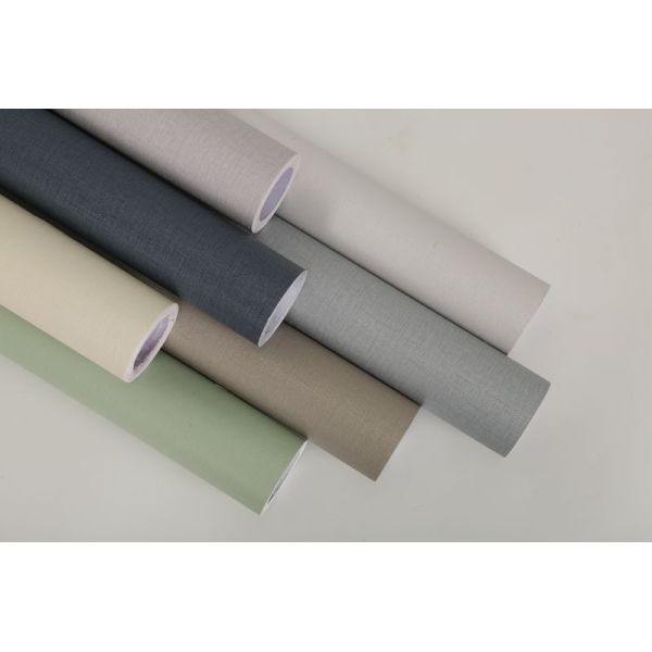 Modern Design Style 60cm Green Beautiful Bedroom Wallpaper Roll Plain Pattern Self Adhesive Decorative Wallpaper for Rooms