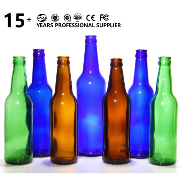 Easy Transport 330ml 500ml 12 Oz Glass Beer Bottle for Home Brew