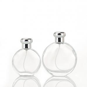 Quality Transparent Glass Perfume Empty Bottles Clear 50 / 100ml for sale