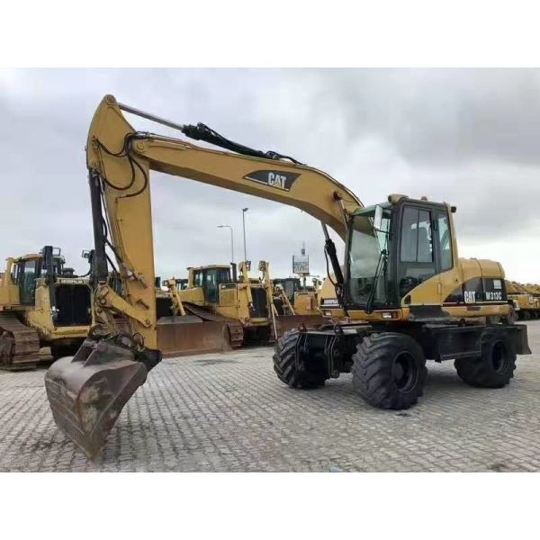 Second Hand 12T M312B Caterpillar Wheeled Excavator