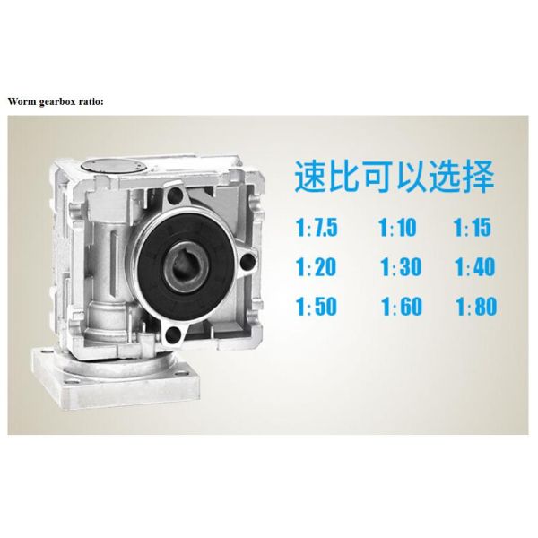 Worm Gear Stepper Motor 4 Leads Nema 23 Small Geared Stepper Motor 1.2N.M 2.8A Current For Industrial