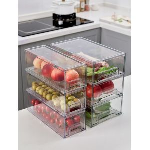 Quality Refrigerator Handle Plastic 4 Drawer Organizer Bpa Free for sale