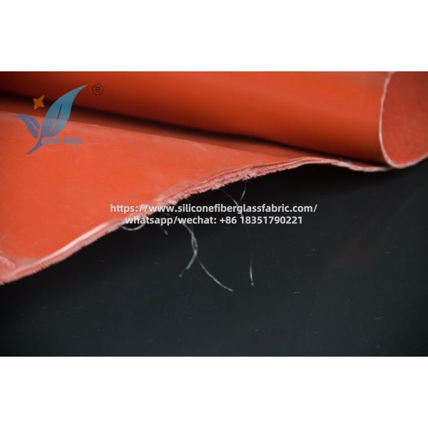 Strengthened Woven Silicone Impregnated Fiberglass Fabric With Steel Wire Length 50m/roll Durable