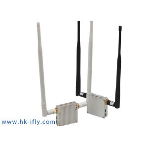Quality 16km QPSK Wireless MAVLINK Video Transmitter 0ms Latency With RJ45 RS232 Port for sale