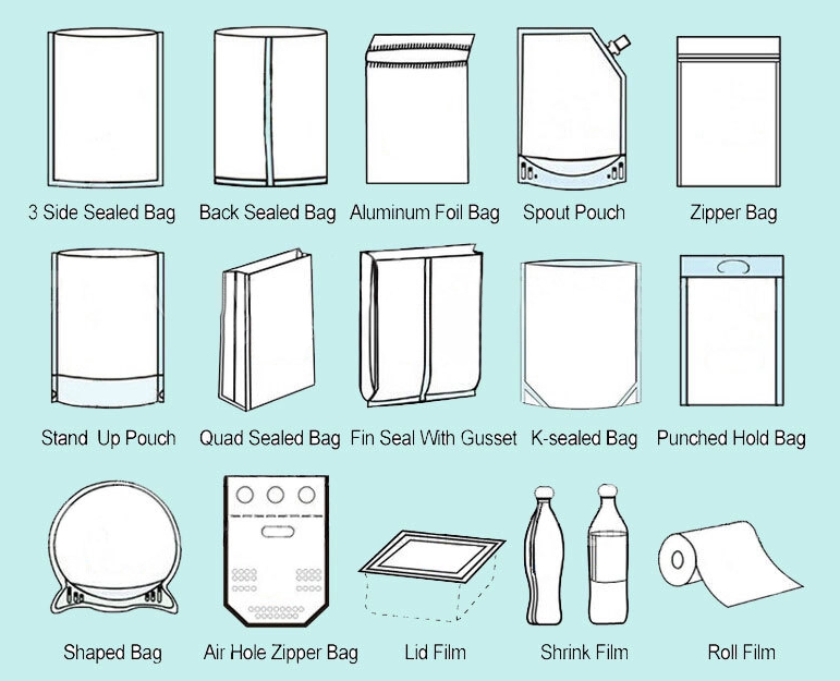 Colorful Printing Snack Packing Bag MOPP VMPET PE Matt Finish Black Moisture Proof