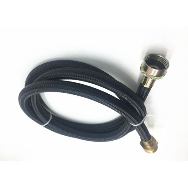 TPV Material High Pressure Washing Machine Hose With Black Nylon Braided