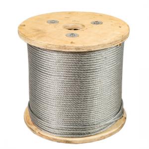 China 1/2 Inch Galvanized and Ungalvanized Steel Wire Rope 6X19 Iwrc with Tolerance ±1% on sale