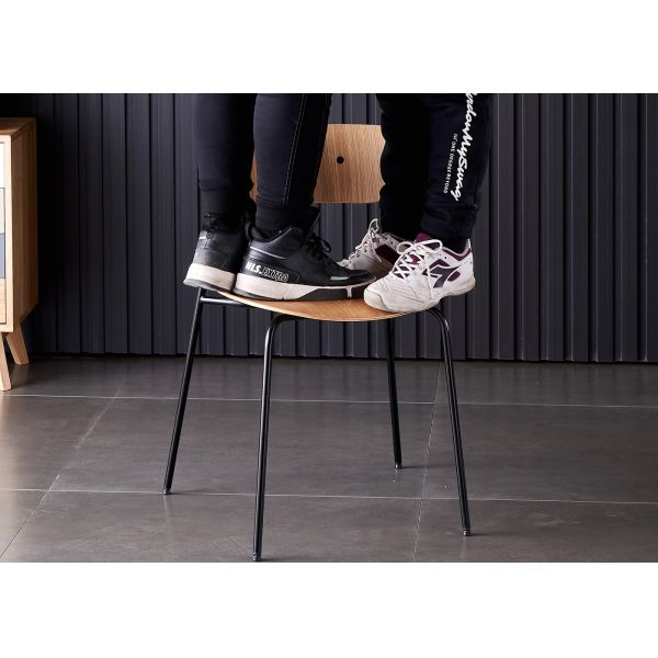 High Back Tulip Contemporary Wooden Dining Chairs