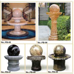 Quality Stone Sphere Fountain For Home Decoration for sale
