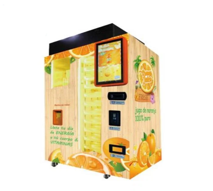 Metal Automatic Fresh Squeezed Orange Juice Machine Extractor Android System
