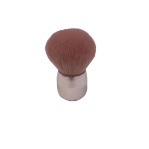 Single Pink Round Blush Diamond Shape Powder Makeup Brush OEM