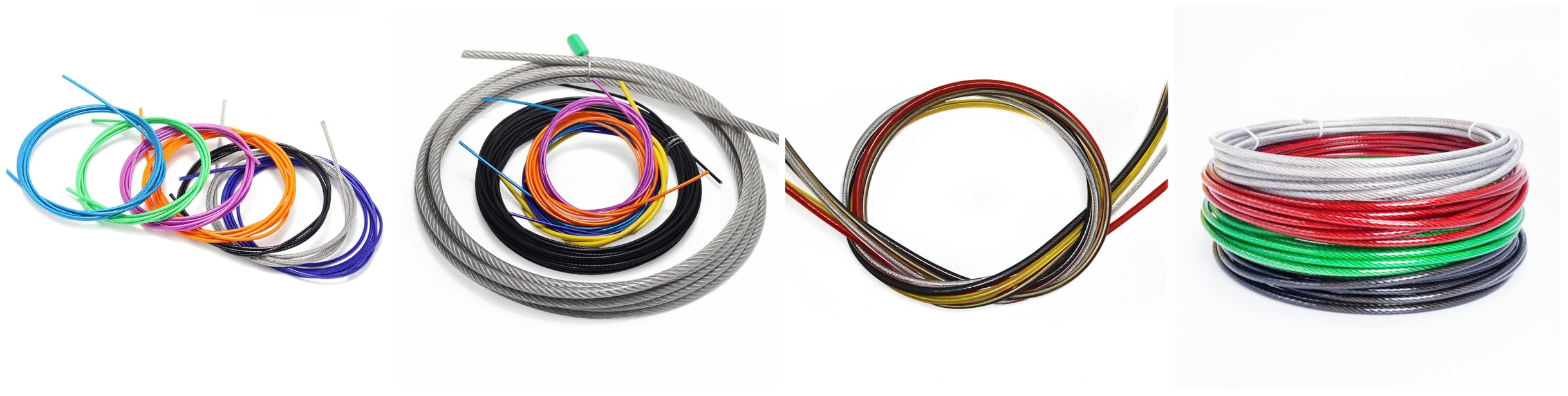UV Resistant PVC Coated Galvanized Steel Wire Rope Tolerance ±1% and Different Color Choices for Durable Performance