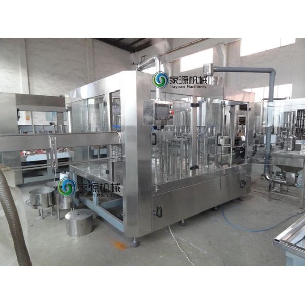 Pure Water Glass Bottle Filling Machine 24000bph 12kw SUS304
