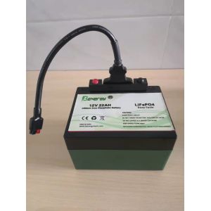Quality Rechargeable 12V 22Ah LiFePo4 Battery For Electric Golf Trolley for sale