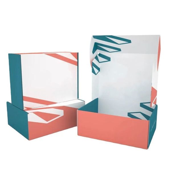 Retail Online Store Packing Rigid Cardboard Paper Corrugated Mailer Box Wholesale Retail Packaging Empty Mailing Folding Carton Boxes for Luxury Clothing Brand