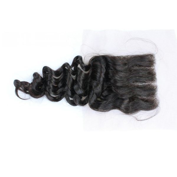 Wholesale High Quality Cheap Bangs Lace Closure Tangle Free Human Hair Lace Closure