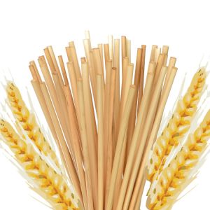 Quality Natural Yellow Biodegradable Paper Drinking Straws Oeganic Gluten Free for sale
