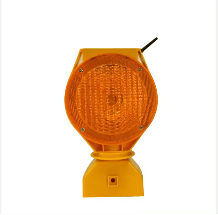 Solar Powered Road Construction Traffic Blinking Barricade Warning Lights Obstacle Safety Flashing Light