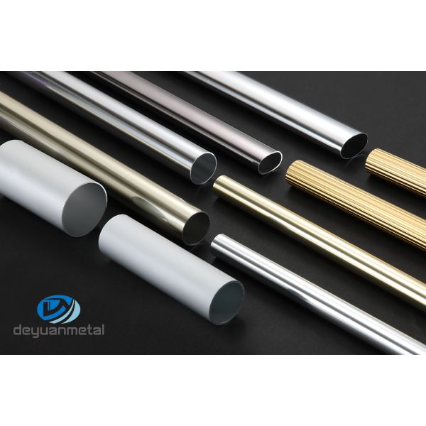 Extrusion 6063 T6 Aluminum Tubing Multifeatured CQM Approved 4 Inch Width