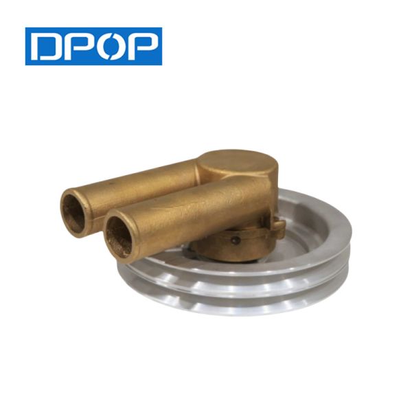 DPOP Raw Sea Water Pump 21214596 3858229 Double V Belt Pulley For Volvo Penta 4.3, 5.0, 5.7 GL