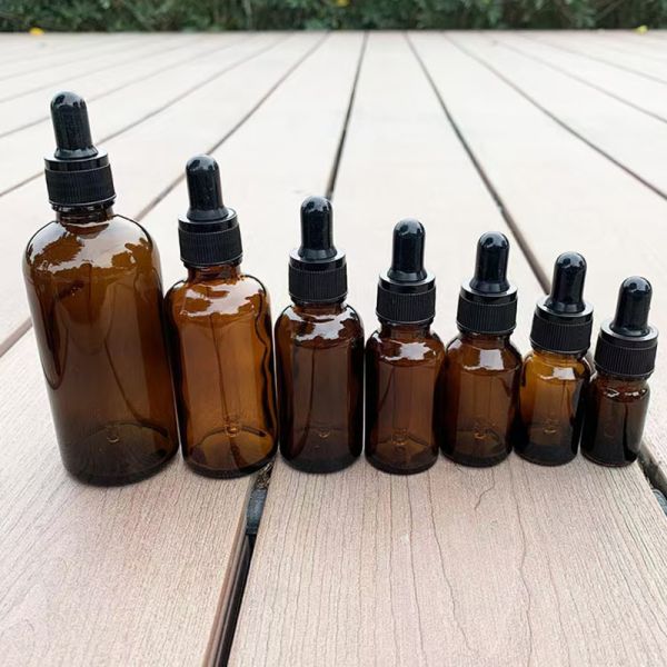 10ml Amber Glass Essential Oil Bottle with Dropper Seal