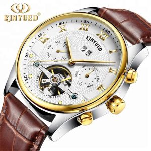 Good Texture Mechanical Wrist Watch Genuine Leather Mechanical Wrist Watch
