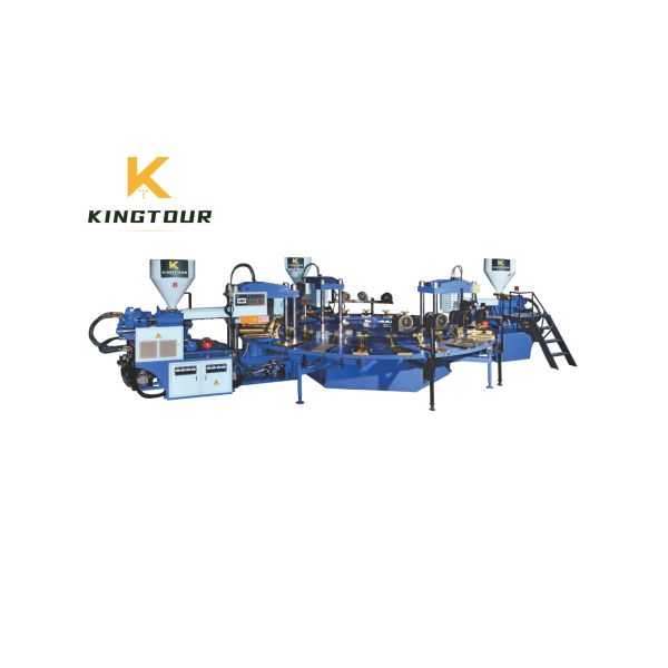 Rotary Shoe Sole Making Machine PVC / TPR / TPU / TR Shoe Sole Molding Machine