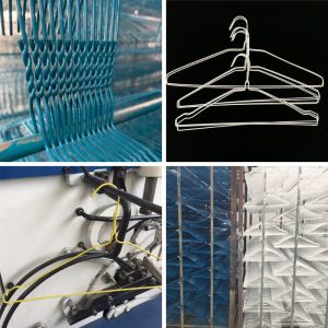 Dry Cleaning Wire Coat Hangers , Lightweight Q195 Laundry Clothes Hanger