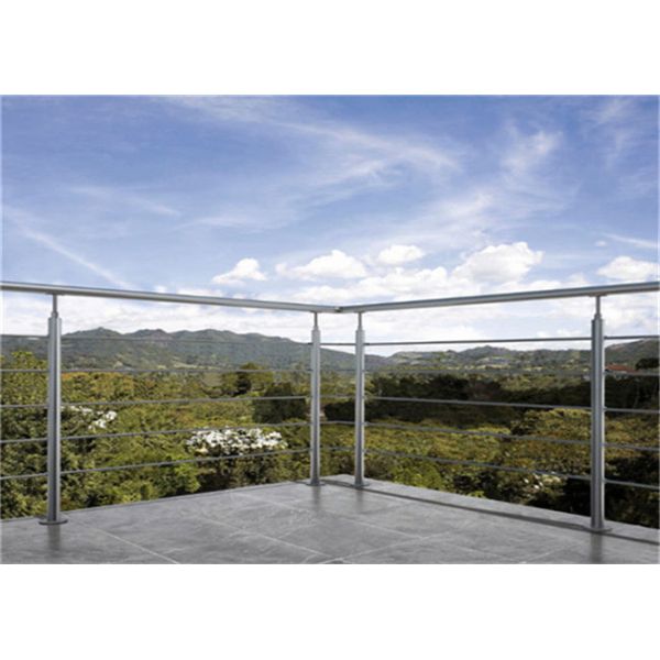Road Barrier Cable Stainless Steel Railing Easy Installation Modern Design