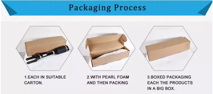 Front 2213204913 2213209313 Air Suspension Shock Absorber for W221 Airmatic guarantee 12 months