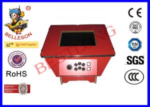 China 110V - 220V Cocktail Table Games Machine , Red Cocktail Arcade Cabinet on sale