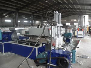 Quality Double Stage Recycled Granule Single Screw Extruder , Bottle Flake Pellet Machine for sale