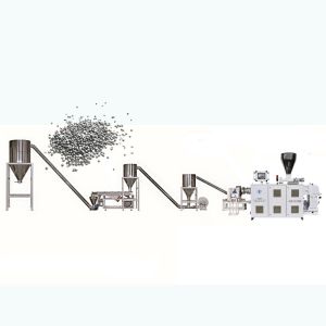 Quality Pvc Plastic Pelletizing Line / Waste Plastic Recycling Machine for sale