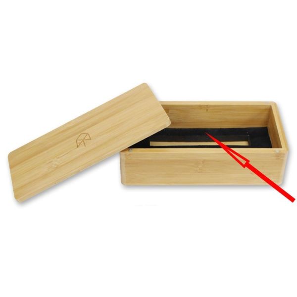 Handmade Lacquer Magnet Lidded Wooden Box Bamboo Packaging Box