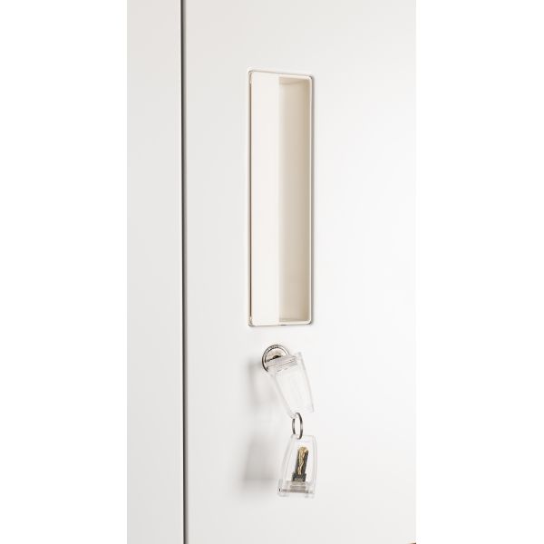 Office White Metal File Cupboard 2 Drawer Steel Filing Storage Cabinet