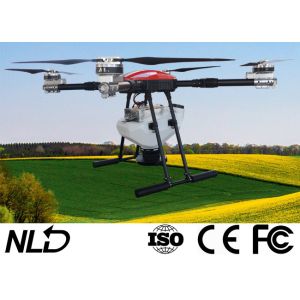 Quality UAV 10 Litre 2000m Drone Fertilizer Sprayer With FPV Camera for sale