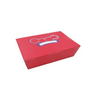 Quality Custom Takeout Fast Food Packaging Boxes Kraft Paper Takeaway Box for sale