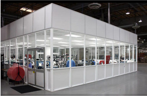 Hard Wall Modular Clean Room Sandwich Panel Board H14 Filter Efficiency