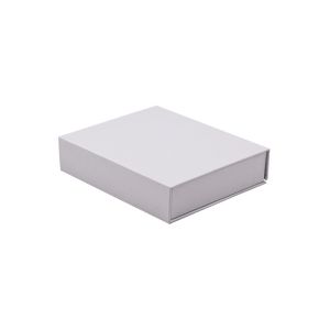 China Weight 180.2g Flip Top Gift Boxes With Magnetic Catch White Color Rectangle Shape on sale