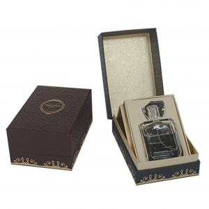 China Soft Touch Perfume Packaging Box Lid Hinged Base With Extend Flap on sale