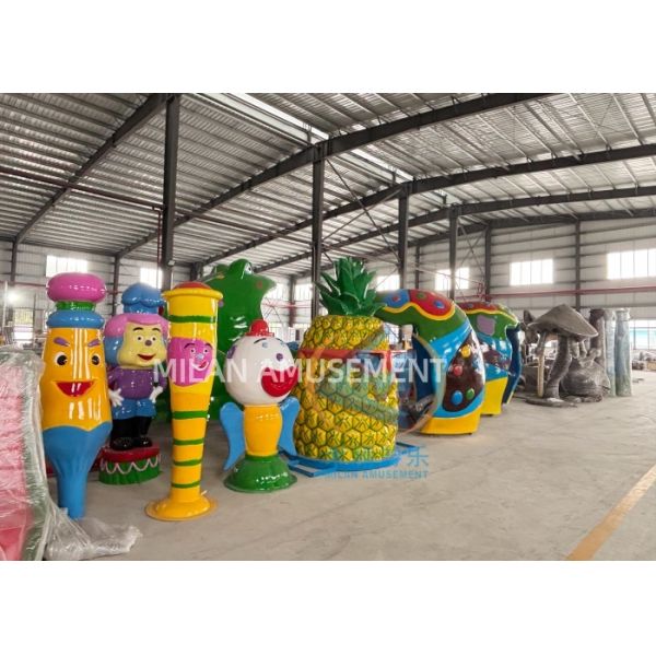Octopus Water Splash Pad Fiberglass Material Outdoor For Amusement Park Hotel Pool