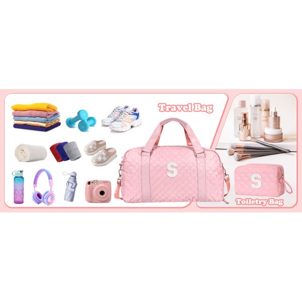 Travel Duffle Bag Women Girls Gift: Personalized Weekender Bags, Dance Cheer Bag Sports For Girl, Kid Gymnastics Bags, Birthday Gifts For Women Girls